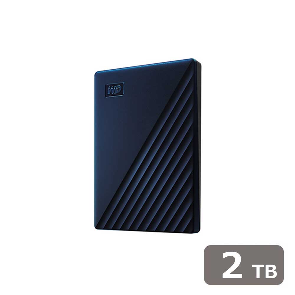 Western Digitalウエスタンデジタル USB-C＆USB-A両対応 Mac用ポータブルハードディスク 2TB WDBA2D0020BBLJES1