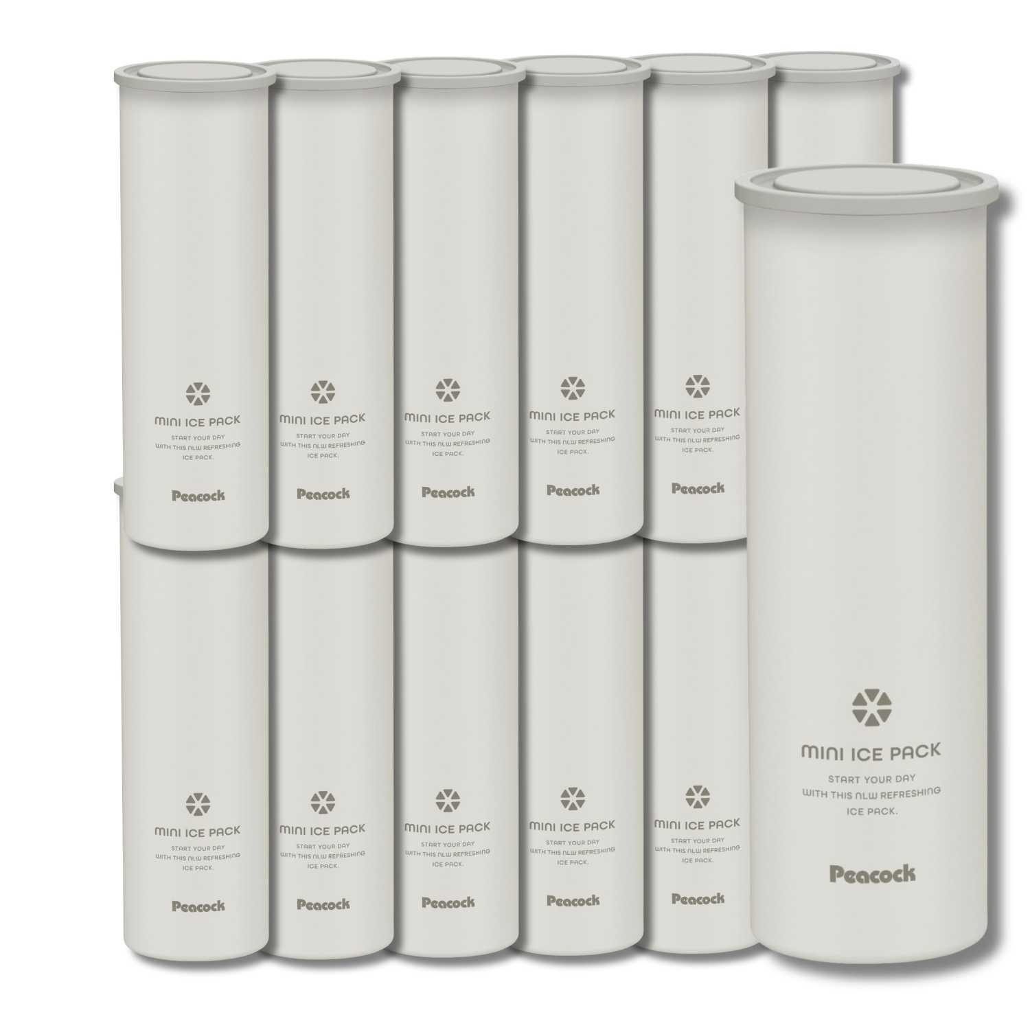 12個セット ピーコック ABB-16 W ホワイト 氷のう 保冷 0.15L