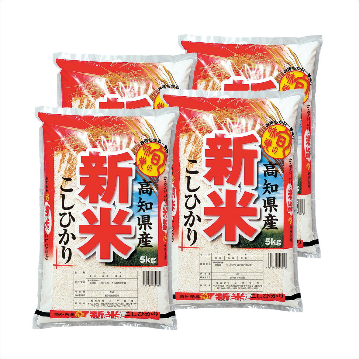 送料0円】 新米 令和４年産 高知県産 こしひかり 20kg(5kg4袋) 米 お米 おこめ 白米 精米 【高知こしひかり＿＿＿２０ｋｇ】 コシヒカリ  - www.finistereman.fr