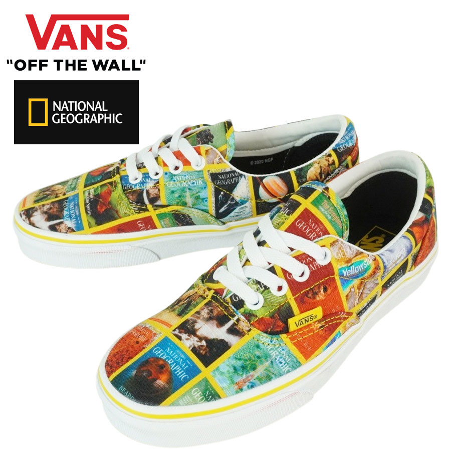 バンズ VANS ヴァンズ【箱無し】ERA エラ(NATIONALGGRPHC)MLTCVRSTR(ナショナルジオグラフィック)マルチメンズ レディース