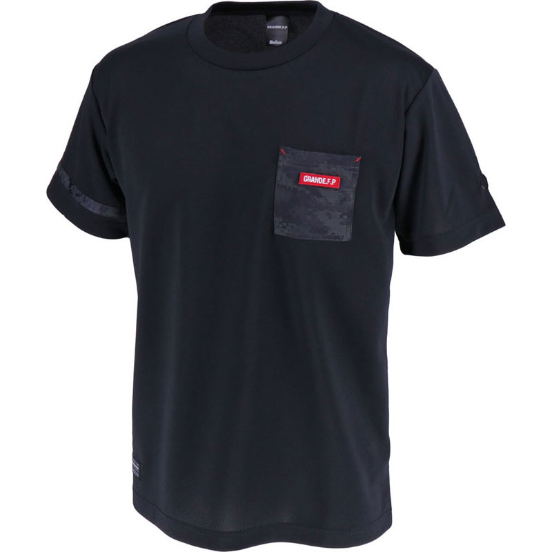 GRANDE.F.P(グランデエフピー) DESI-CAMOポケットドライメッシュTシャツ フットサル 半袖Ｔシャツ (gfph18005-0915)