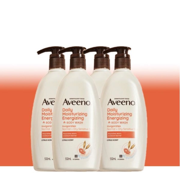 アビーノ ボディウォッシュ 弱酸性 ボディウォッシュ エナジャイジング 532ml 4個 / SN