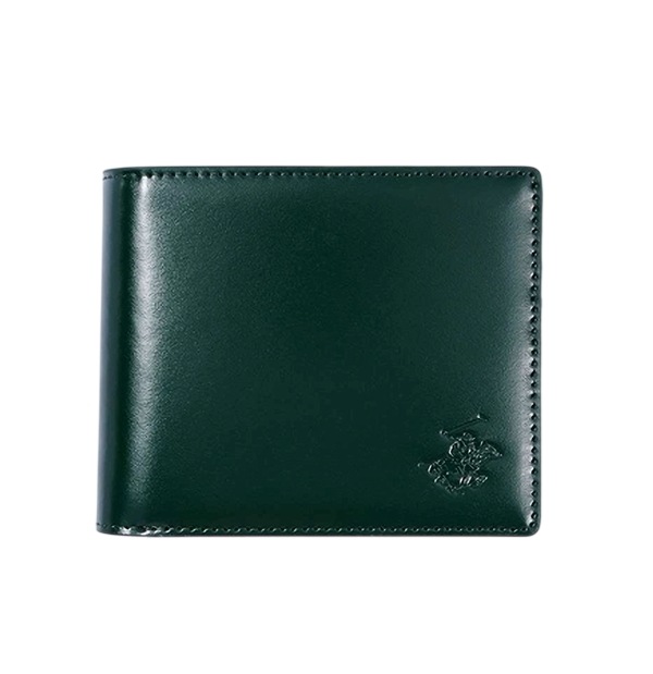 二つ折り財布 BHG-M1002 GREEN/D.BROWN
