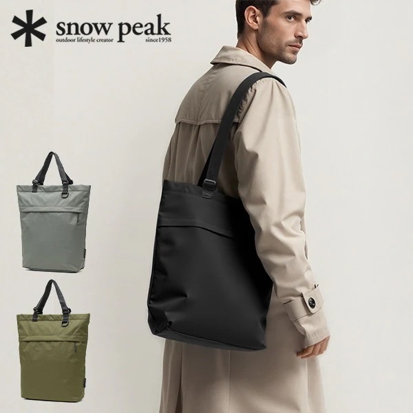 メンズ レディース 大きめ A4 ファスナー付き 軽量 縦型 ハンドル調節 シンプル 通勤 通学 撥水 14L Everyday Use 2Way Tote Bag AC-25SU404