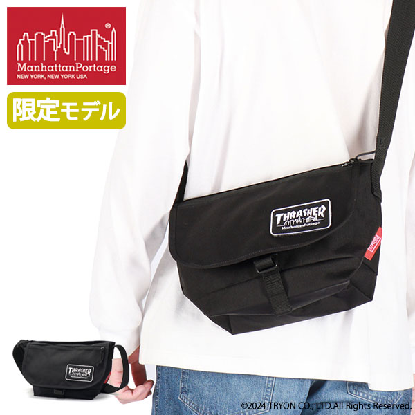 日本正規品 メッセンジャーバッグ ショルダーバッグ メンズ レディース ブランド 斜めがけバッグ 小さめ 撥水 B5 MP1605JRFZPEPTHRASHER