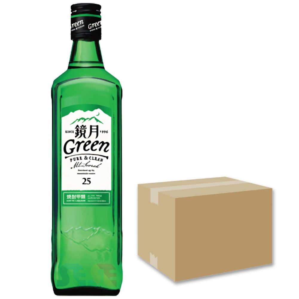 鏡月 Green 25度 12本セット 700ml 韓国焼酎 グリーン焼酎