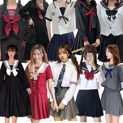 新品✨制服✨セットアップ✨ 女子高生 制服 セーラー服 女子高校生 学生服 長袖 セットアップ
