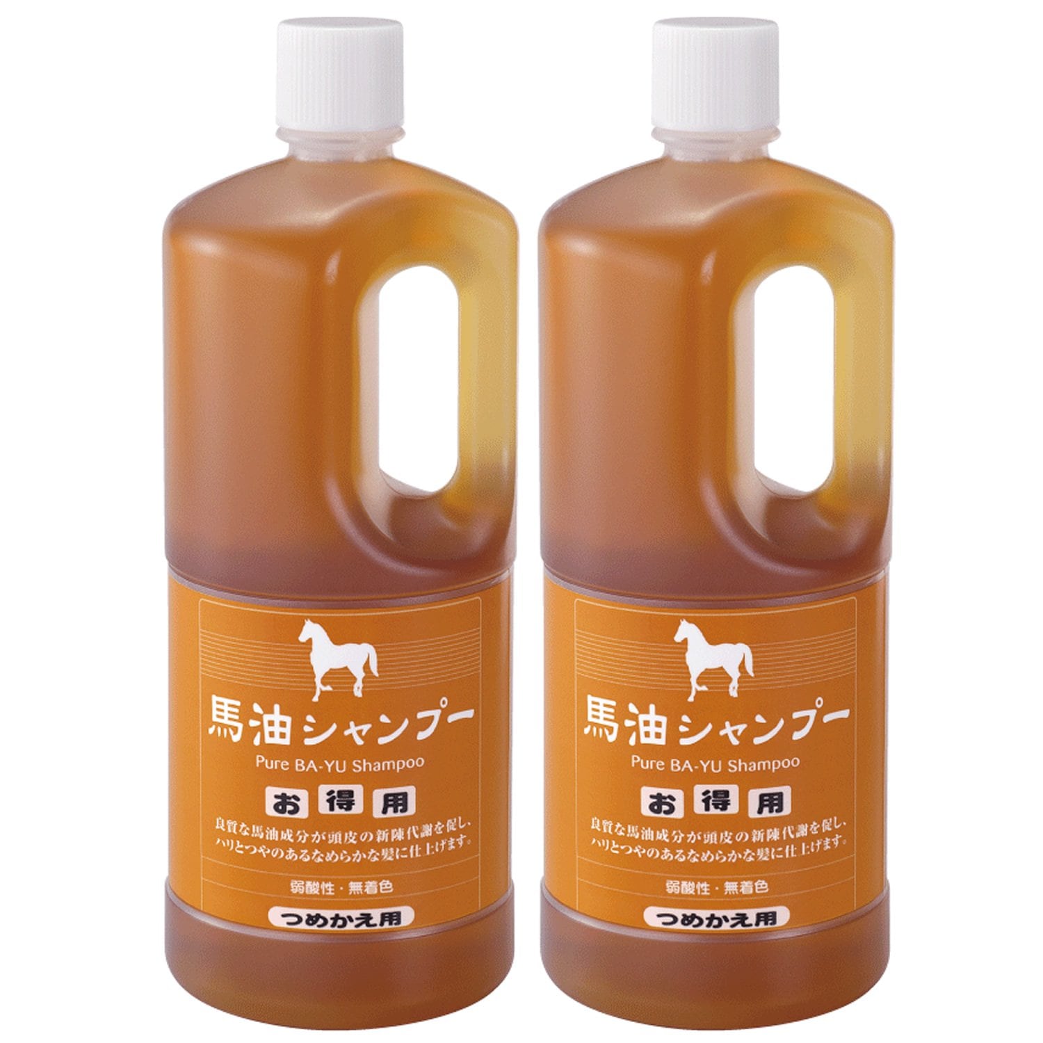 アズマ商事 馬油シャンプー 詰め替え 1000ml×2本