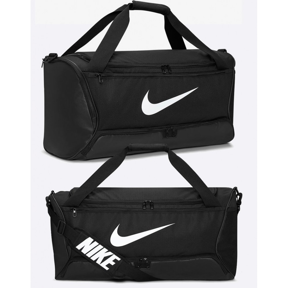 ナイキスウッシュブラジリア 9.5 トレーニングダッフルバッグ (ミディアム 60L) DH7710-010