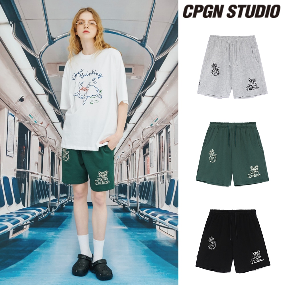 【CPGN STUDIO】 Use Culture Rose Sweat Short Pants
