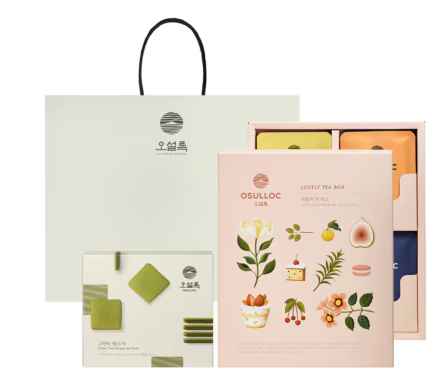 スイートボックス (ラブリーティーボックス 4種類x 4個)+ランドシャ