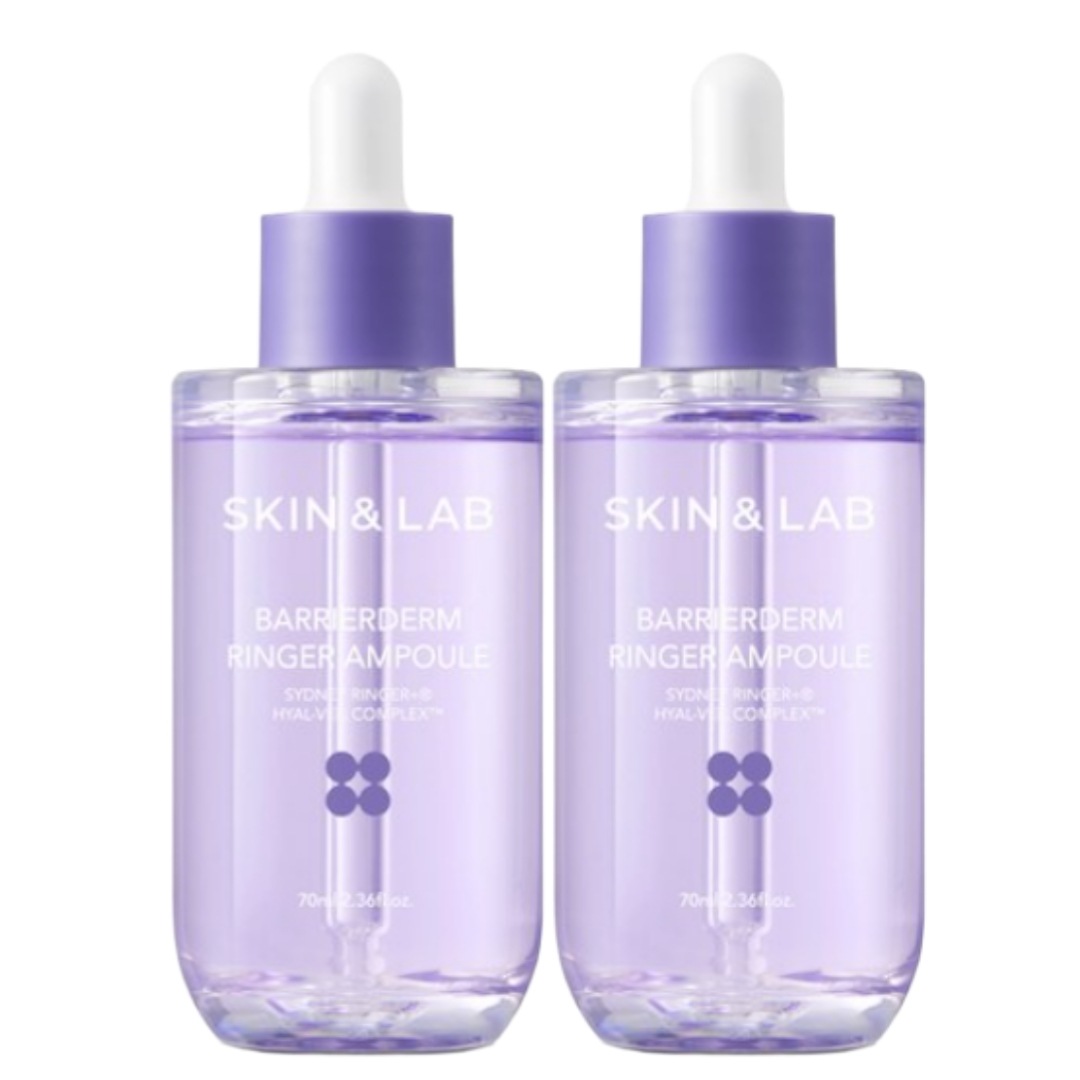 バリアダム リンガーアンプル 70ml+70ml 水分エネルギー充填 乾燥敏感肌対応 角質層12層保湿 100時間水分持続 化粧浮き防止 肌当緊防止 皮膚乾燥防止 皮膚生気ケア