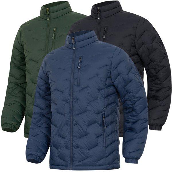 ハイネック超軽量ジップアップパディングジャンパー ジャケット ゴルフジャケット