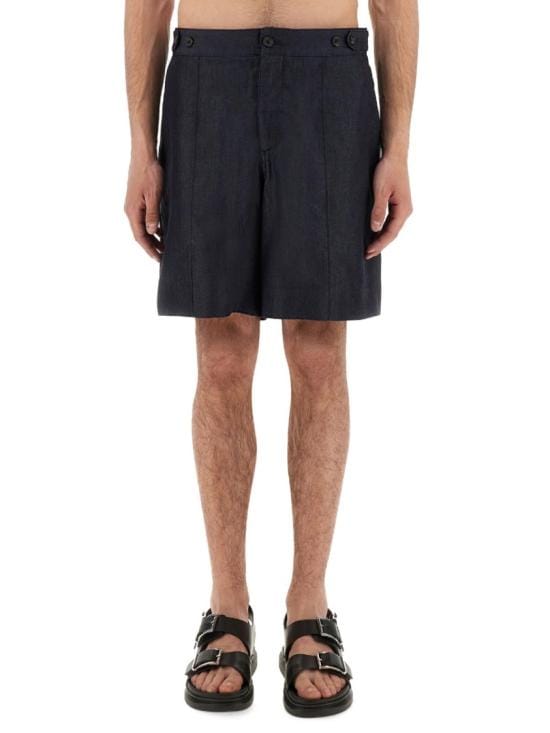 ALEXANDER MCQUEEN Men Shorts 828588 QYABM4244 Blue