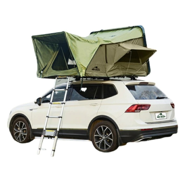 ルーフテント 車上テント カールーフテント 天窓 キャンプ ハードシェル od549 万方 車上設置 トップテント PU3000 PUコーティング 雨天時 油圧昇降式 厚さ約4cm マットレス仕様