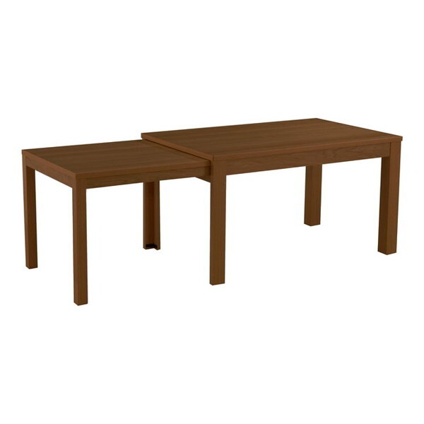 筑波産商 YUME2 伸長式ダイニング 130-215x80 BR メーカー直送