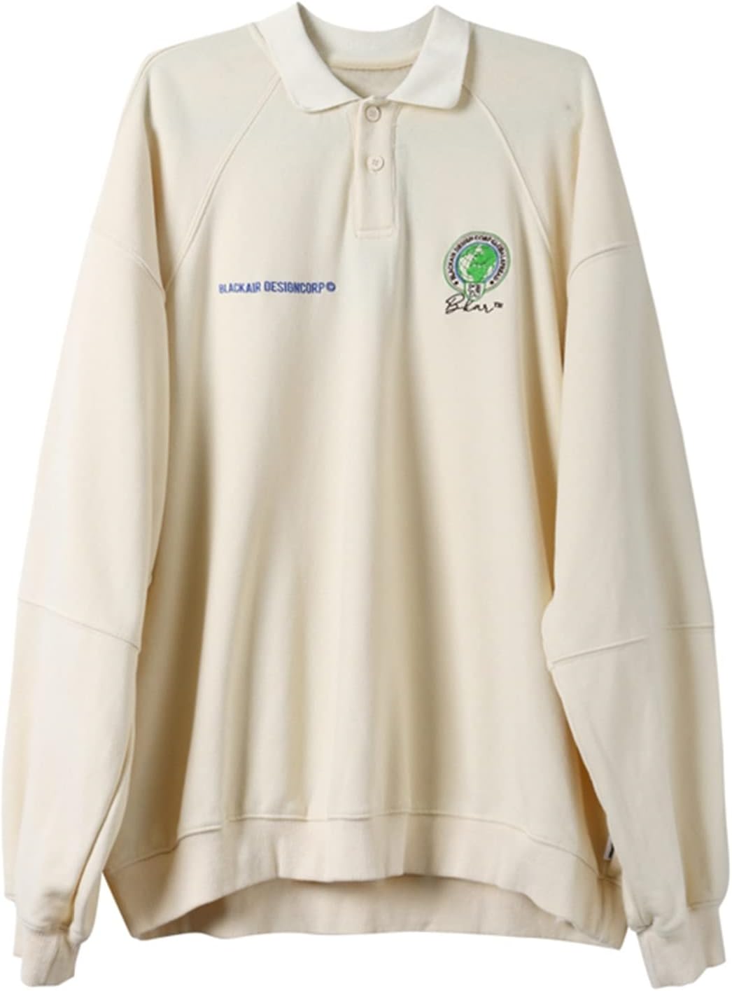 ポロシャツ 春秋 パーカー メンズ トレーナー 刺繍 ワッペンス ウェット ヴィンテージ BIG 大きいサイズ インナー アウターウエア ヘンリーネック ラペル カジュアル 男女兼用 ストリ