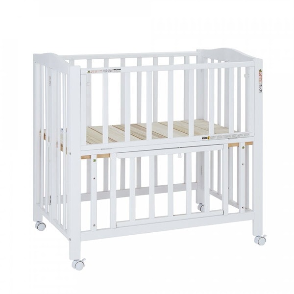 ミニベビーベッド 折りたたみ F ホワイト 02328