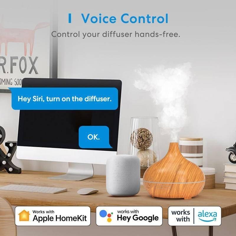 meross スマート加湿器 アロマディフューザー アロママシン HomeKit