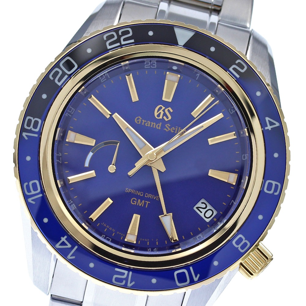 セイコー SEIKO SBGE248 グランドセイコー マスターショップ限定モデル K18YGベゼル GMT スプリングドライブ メンズ 良品 箱付き_826953【中古】