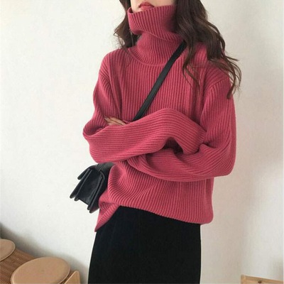 トップス ニットソー プルオーバー ミディアム丈 長袖 タートルネック ニット かわいい 大人可愛い きれいめ シンプル カジュアル 上品 おしゃれ かっこいい 大人女子 こなれ感 個性的 主役級