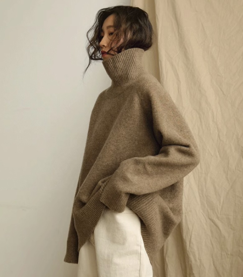 トップス デート モテアイテム ニットソー セーター 長袖 ウール コットン 大人可愛い きれいめ 上品 おしゃれ かっこいい 大人可愛い ラブリー キュート ガーリー クール モード系 セクシー