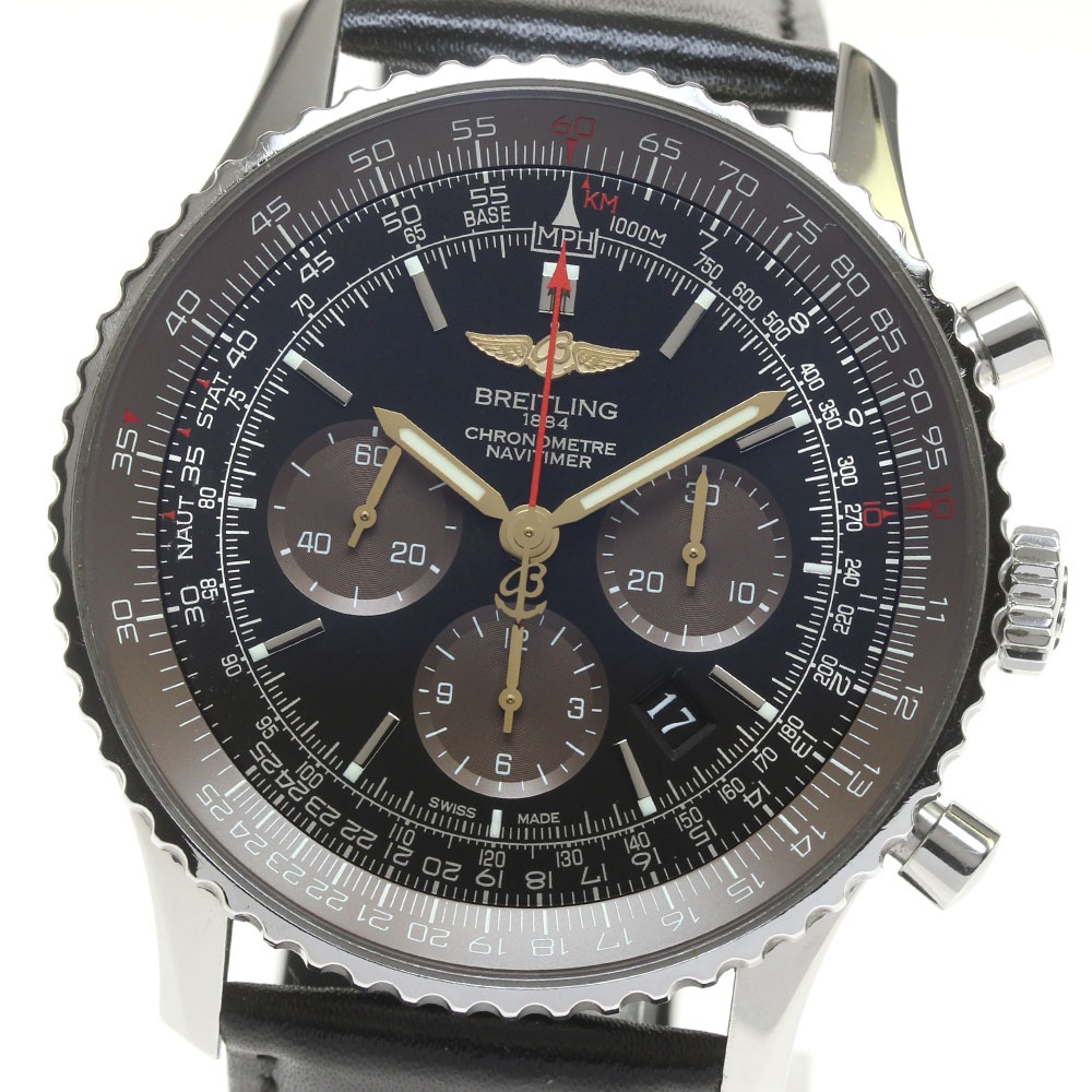 ブライトリング BREITLING AB0127 ナビタイマー01 リミテッド 1000本限定 クロノグラフ 自動巻き メンズ 箱・保証書付き_843087【中古】