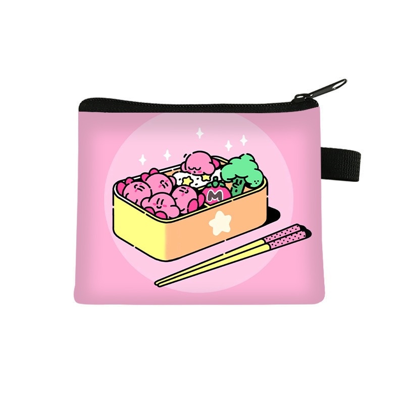 新しいカービィ子供用小銭入れ学生ハンドキーカードバッグ漫画コインかわいい収納袋