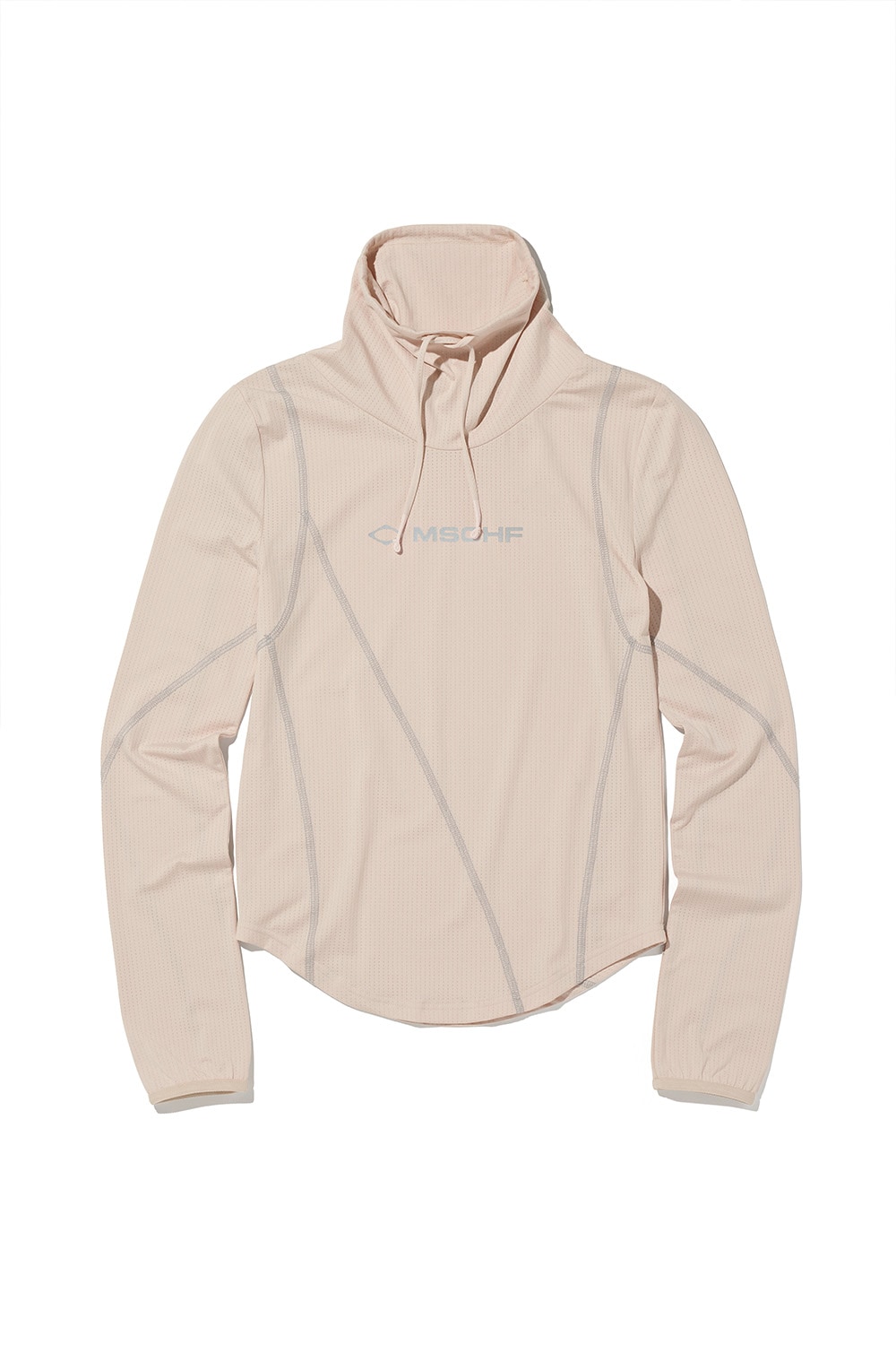 【MISCHIEF】 DRAPED TURTLENECK TOP : BEIGE