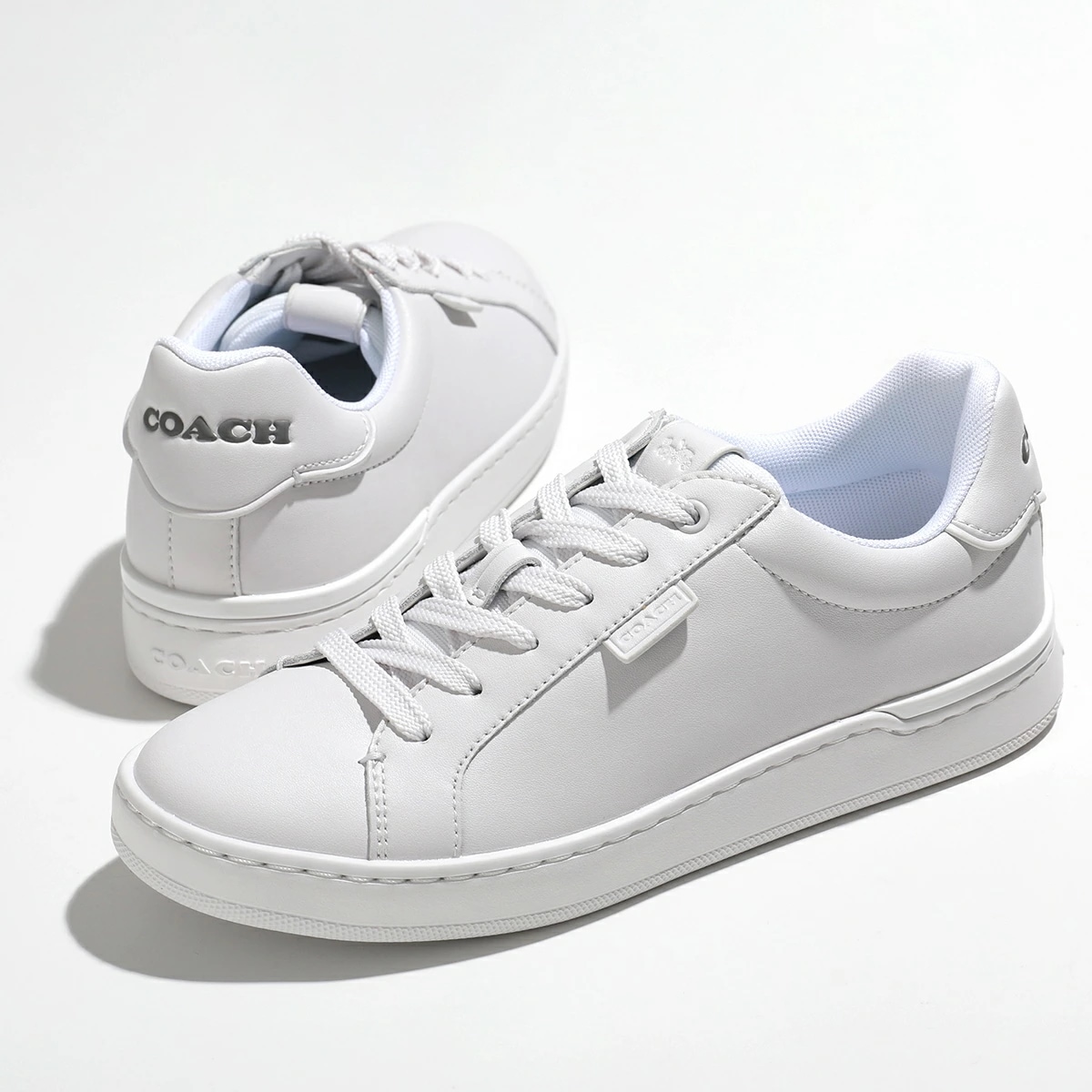 COACH コーチ スニーカー LOWLINE ローライン ロートップ CN577 レディース ローカット レザー ロゴ 靴 OpticWhite
