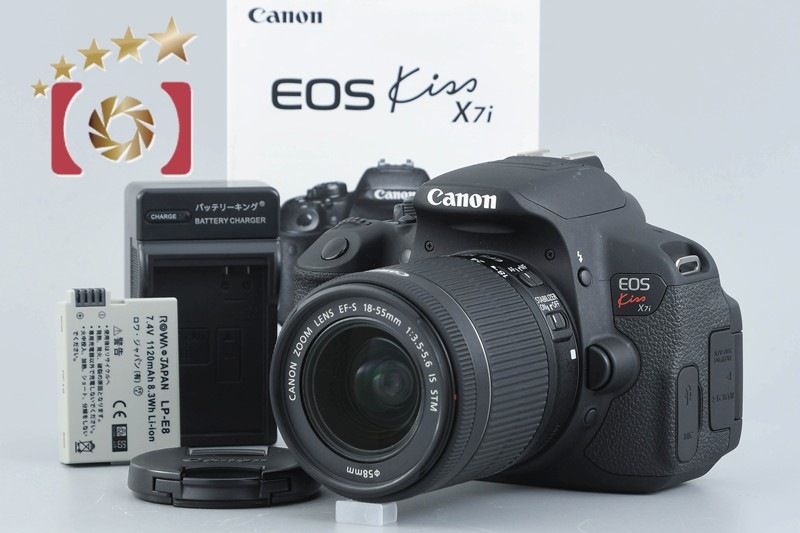 EOS Kiss X7i EF-S 18-55mm IS STM レンズキット シャッター回数僅少
