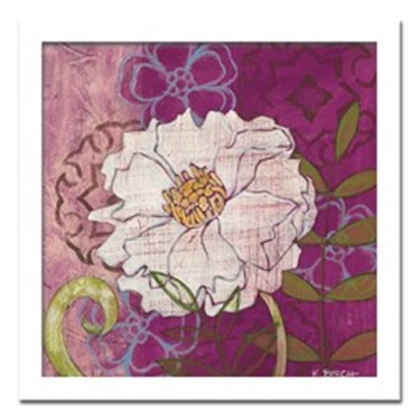 アートパネル 額 フレーム おしゃれ 絵画 モダンアート 壁掛け ウォールデコレーション Kate Birch White Peony 507x507mm