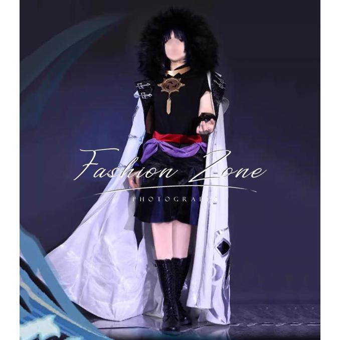 【品質良い 大好評中】迅速な出荷原神 げんしん 散兵 放浪者 ファデュイ 執行官マント コスプレ衣装 ウィッグ cos ハロウィン 演出服 変装