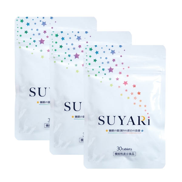 素晴らしい SUYARi 正規商品 3袋 サフラン トリプトファン 大麦乳酸発酵液ギャバ含有 機能性表示食品 乳酸菌配合 -  flaviogimenis.com.br