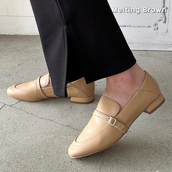 レディース秋の靴 ローファー フラットシューズ MT01