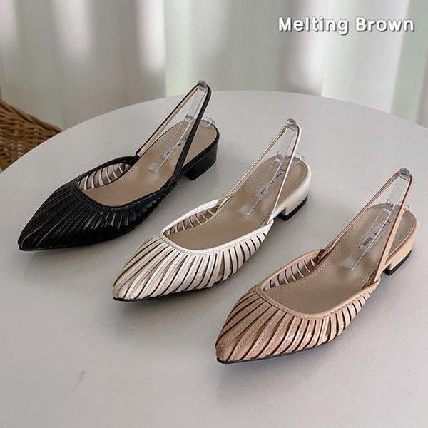 女性用夏スリングバックサンダル K46