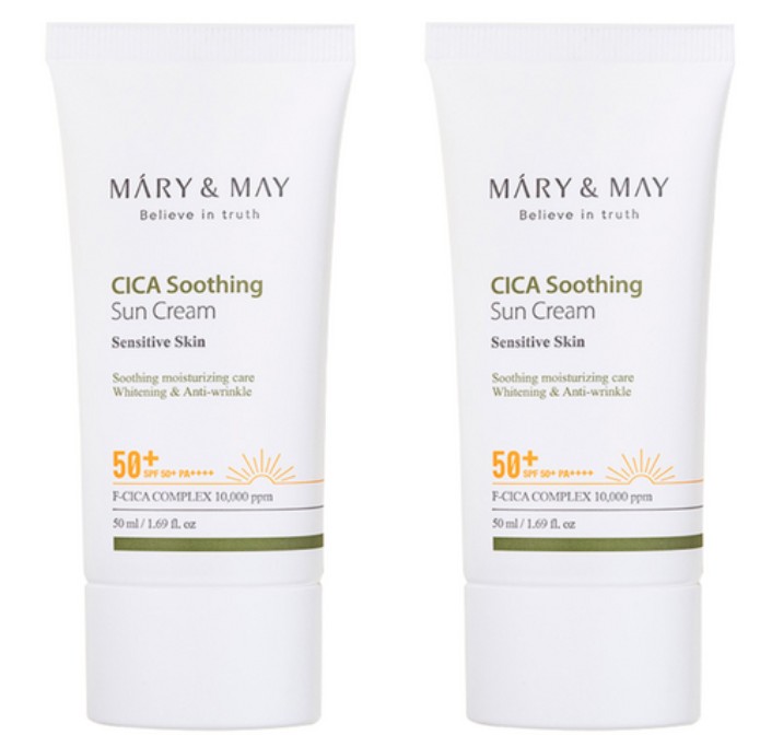 シカ スージング 日焼け止めクリーム SPF50+ PA++++ 50ml × 2個