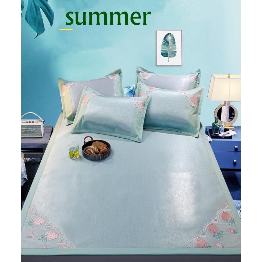 暑さ対策 冷感ベッドシーツ 寝具 81％以上節約 3点セット 接触冷感 ひんやり シート 敷き 枕カバー 涼感 快眠