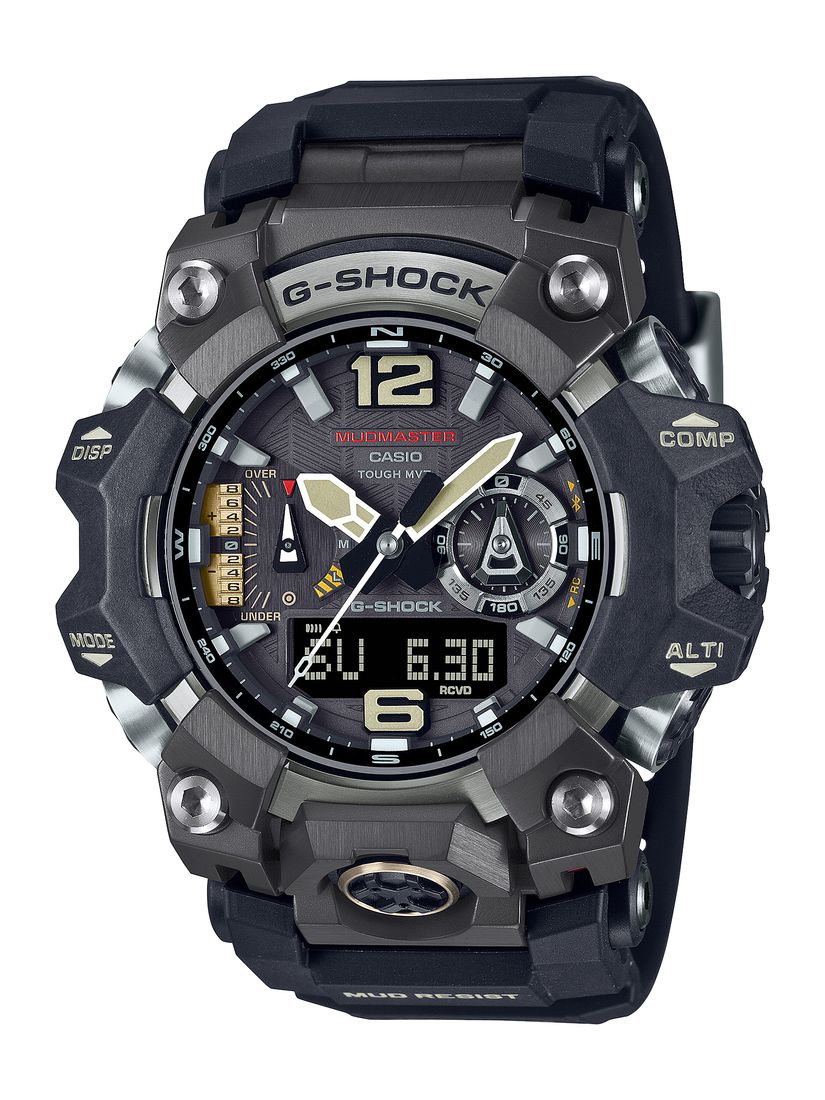 カシオ 【国内正規品】G-SHOCK（ジーショック）　MASTER OF G MUDMASTER ソーラー電波　メンズタイプ GWG-B1000-1AJF