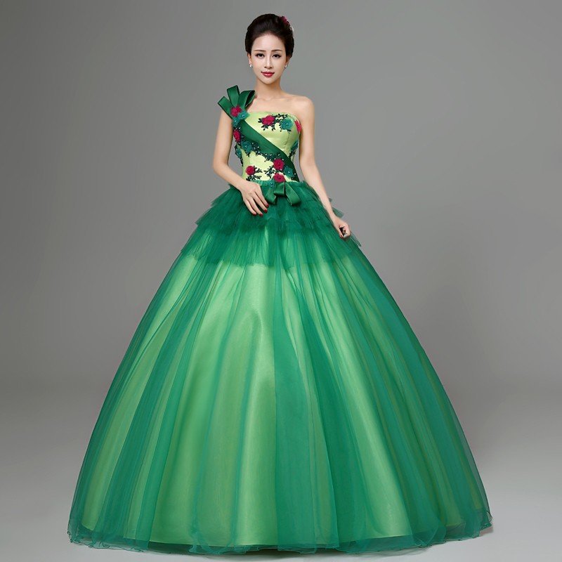 カラードレス 安い ロングドレス 演奏会用 パーティードレス 結婚式 二次会 エンパイア ウエディン