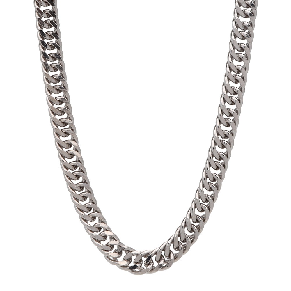 925 6面カットダブル喜平ネックレス 幅4mm [cs053-4mm]