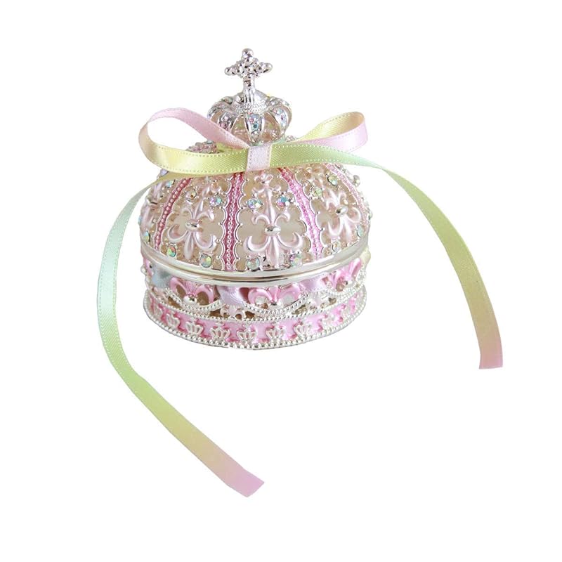 リボン付き クラウン ピィアース 各色 【ピィアースより直接仕入れショップ】 (シルバーピンク)