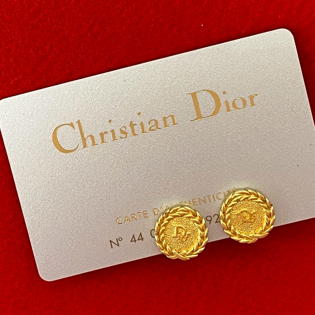 ヴィンテージ ロゴイヤリング GP ゴールド 59209