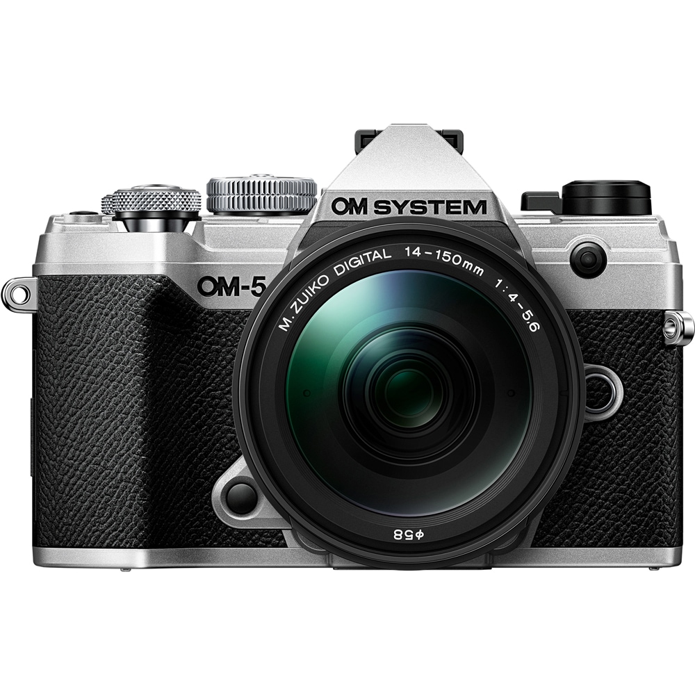 OM SYSTEM OM-5_14-150KITSLV ミラーレス一眼カメラ「OM SYSTEM OM-5」14-150mm II レンズキット（シルバー） OM514150KITSLV