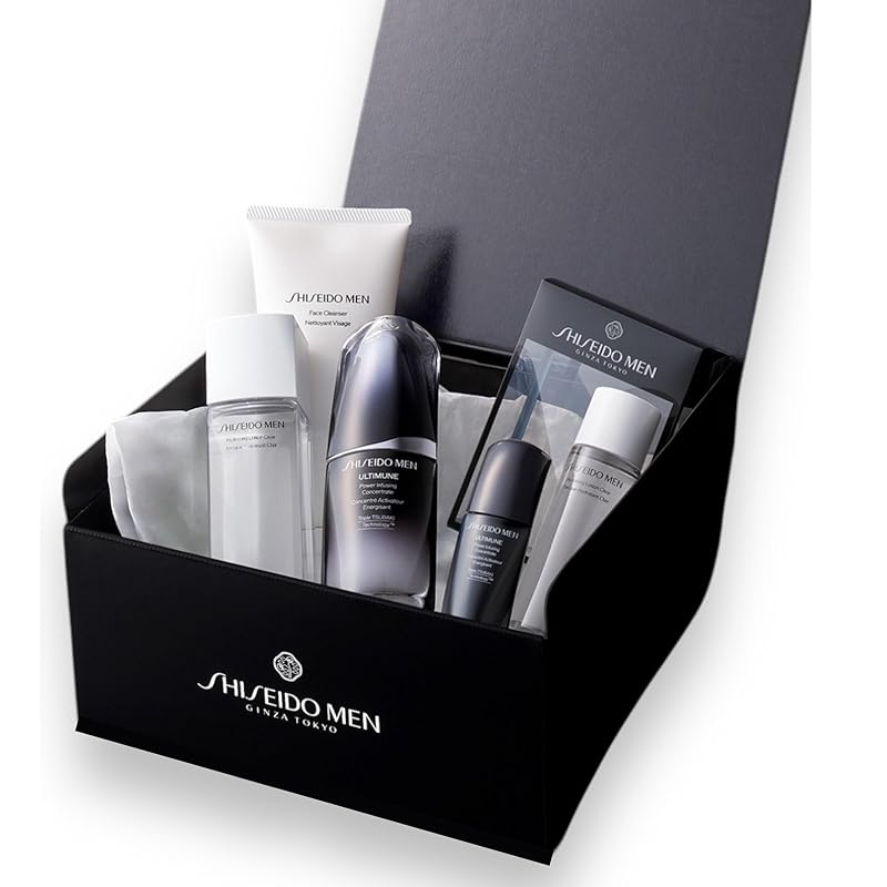 資生堂メン ギフトセット アルティミューン30ml+フェイスクレンザー+ハイドレーティングローションC+アルティミューンミニサイズ+化粧水ミニサイズ　ショッパーつき