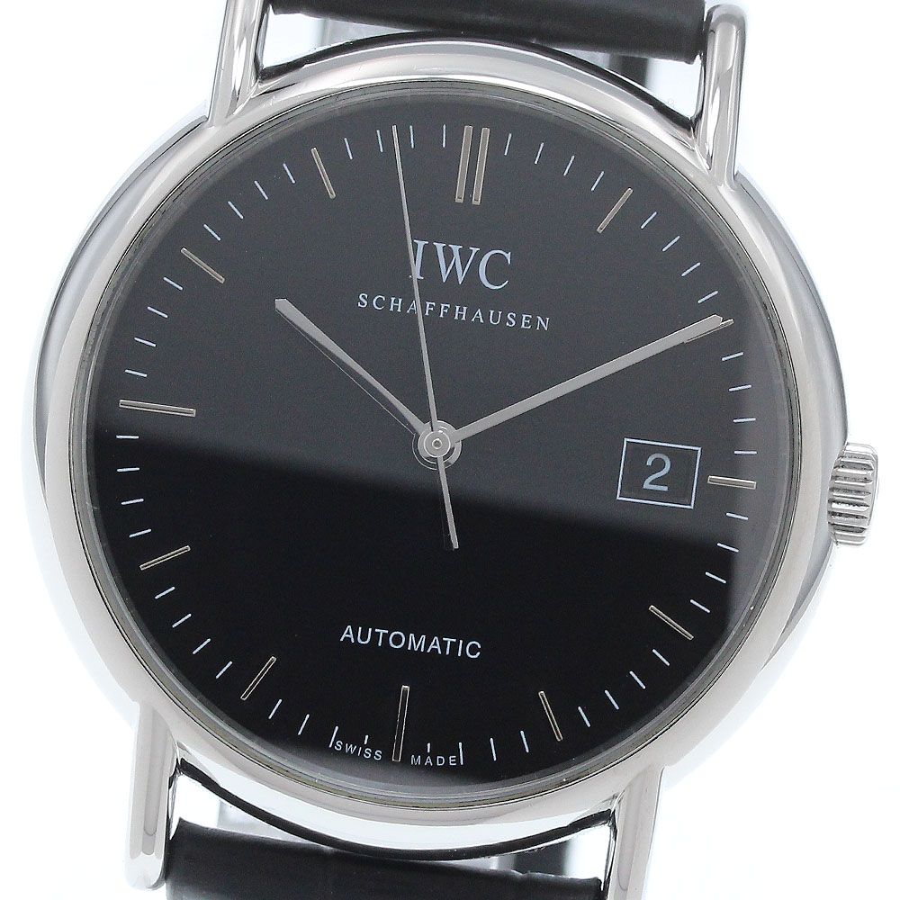 IWC IWC SCHAFFHAUSEN IW353313 ポートフィノ デイト 自動巻き メンズ 美品 _935246【中古】