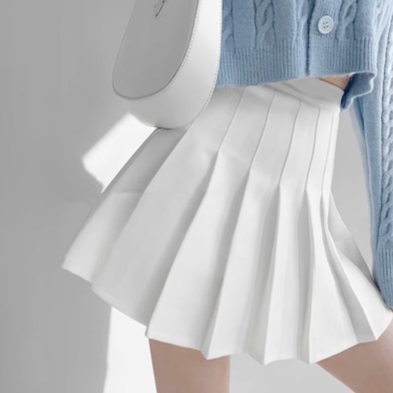 レディース スカート ミニ　プリーツ 無地 かわいい 大人可愛い きれいめ シンプル カジュアル 上品 おしゃれ かっこいい レトロ こなれ感 ラフ ガーリー ルーズ 個性的 クール モード系
