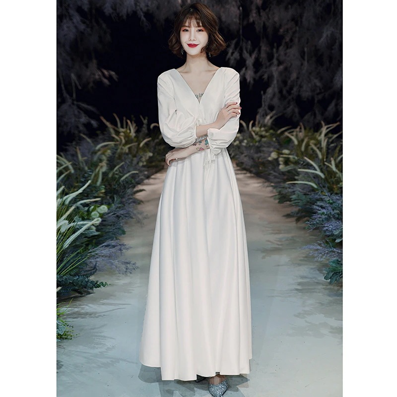 ロングドレス演奏会パーティードレスドレスレディース結婚式ドレスワンピースロング丈ピアノ発表会お呼ばれ二次会披露宴大人