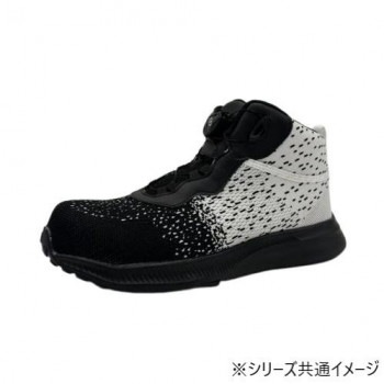 ジーデージャパン　作業靴/安全靴 GD-520ホワイトブラック 24.5cm