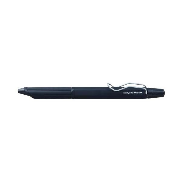（まとめ） 三菱鉛筆 ジェットストリーム エッジ3 3色ボールペン 0.28mm ブラック 3セット